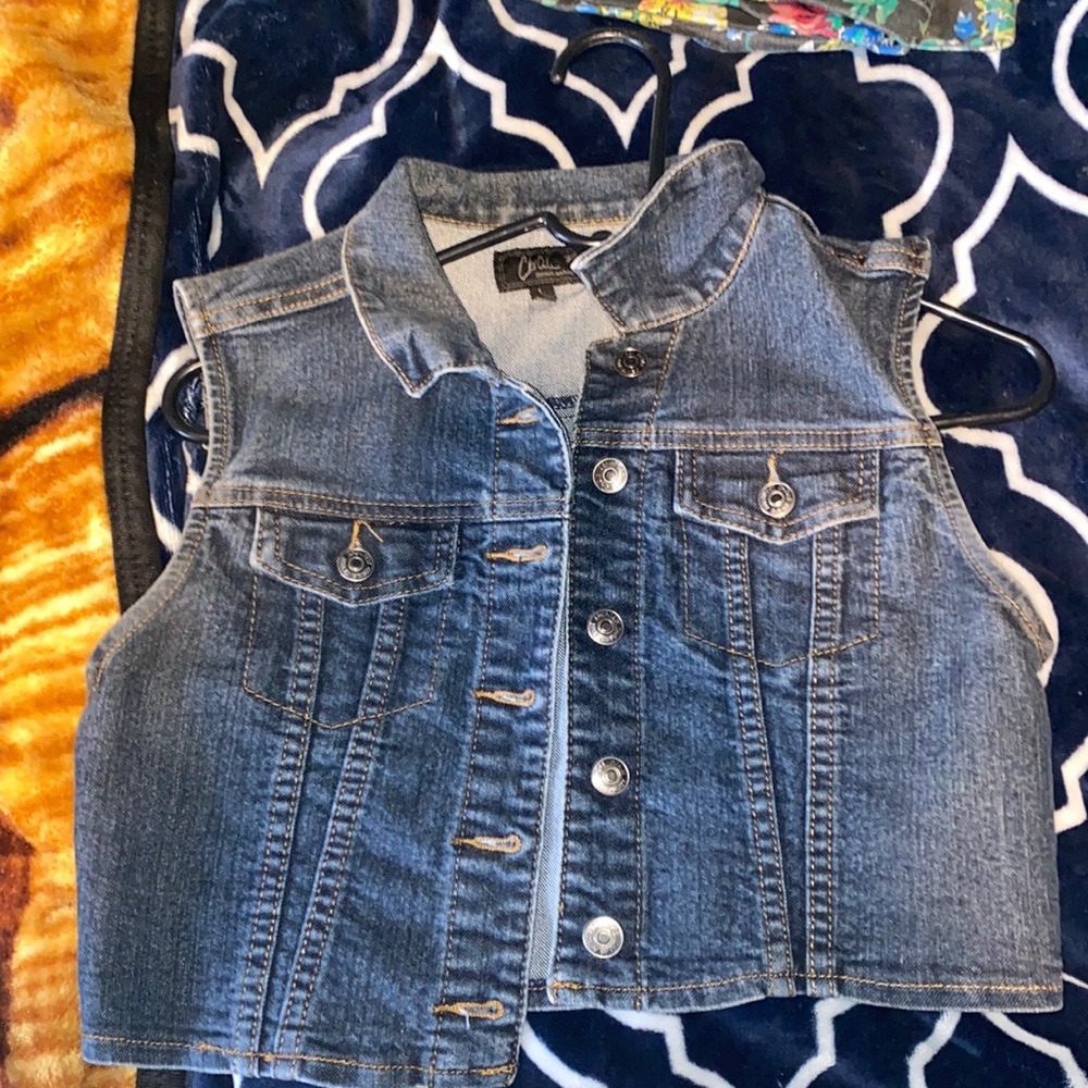 Jean cropped Jacket